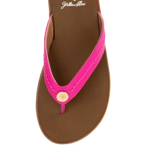 Women Yellow Box Flip Flops>Fallen Logo Sandal