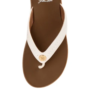 Women Yellow Box Flip Flops>Fallen Logo Sandal