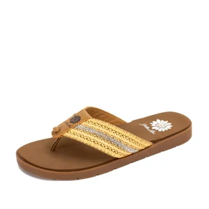 Women Yellow Box Flip Flops>Fania Flip Flop Sandal