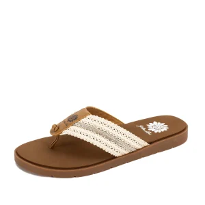 Women Yellow Box Flip Flops>Fania Flip Flop Sandal