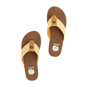 Women Yellow Box Sandals>Fania Flip Flop Sandal
