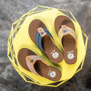 Women Yellow Box Flip Flops>Fania Flip Flop Sandal