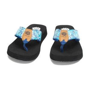 Women Yellow Box Flip Flops>Faolan