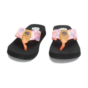 Women Yellow Box Flip Flops>Faolan