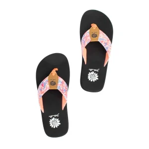 Women Yellow Box Flip Flops>Faolan