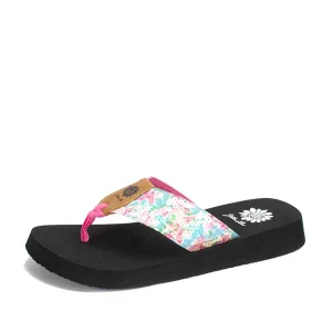 Women Yellow Box Flip Flops>Faolan