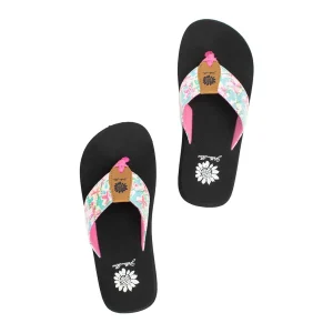Women Yellow Box Flip Flops>Faolan