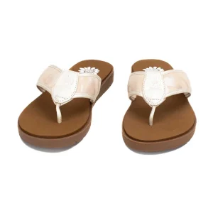 Women Yellow Box Flip Flops>Faren