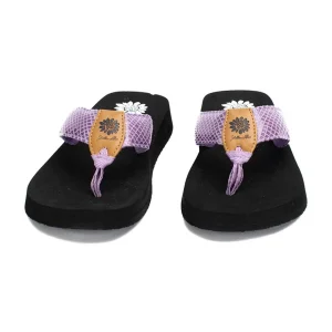 Women Yellow Box Flip Flops>Faya