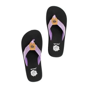 Women Yellow Box Flip Flops>Faya