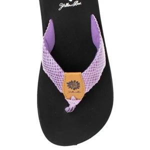 Women Yellow Box Flip Flops>Faya