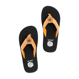 Women Yellow Box Flip Flops>Faya
