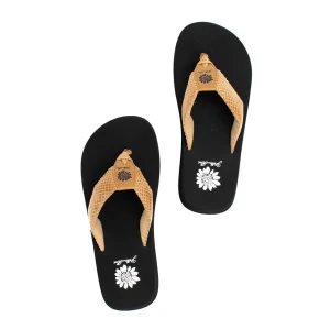 Women Yellow Box Flip Flops>Faya