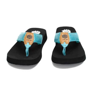 Women Yellow Box Flip Flops>Faya