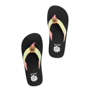 Women Yellow Box Flip Flops>Fayne