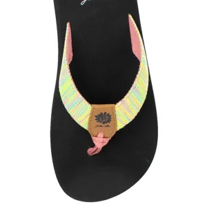 Women Yellow Box Flip Flops>Fayne