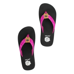 Women Yellow Box Flip Flops>Fayne