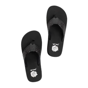 Women Yellow Box Flip Flops>Feba