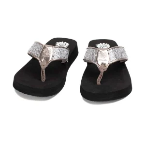 Women Yellow Box Flip Flops>Feba