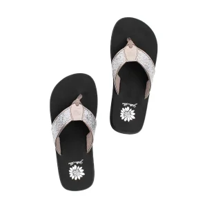 Women Yellow Box Flip Flops>Feba