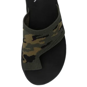 Women Yellow Box Flip Flops>Feeza Knit Sandal