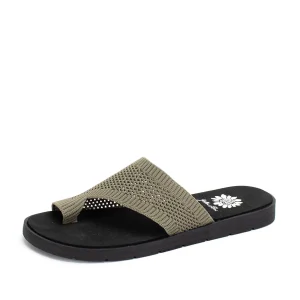 Women Yellow Box Flip Flops>Feeza Knit Sandal
