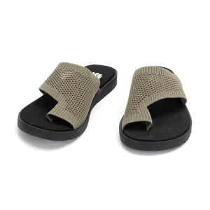 Women Yellow Box Flip Flops>Feeza Knit Sandal