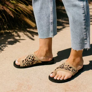 Women Yellow Box Sandals>Feeza Knit Sandal