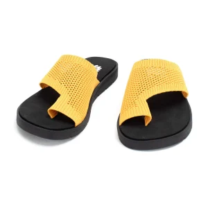 Women Yellow Box Sandals>Feeza Knit Sandal