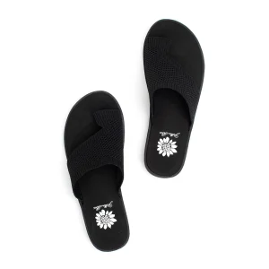 Women Yellow Box Flip Flops>Feeza Knit Sandal