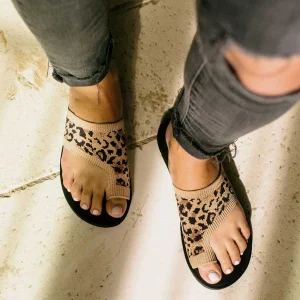 Women Yellow Box Sandals>Feeza Knit Sandal