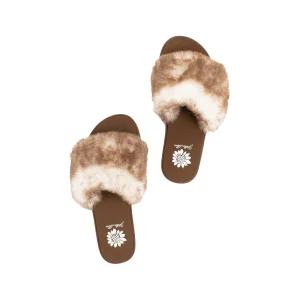 Women Yellow Box Sandals>Felah Fur Sandal