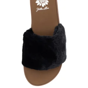 Women Yellow Box Sandals>Felah Fur Sandal