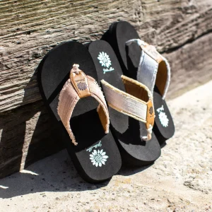 Women Yellow Box Flip Flops>Femina Flip Flop