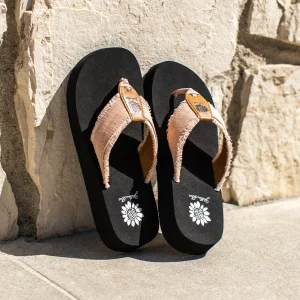 Women Yellow Box Flip Flops>Femina Flip Flop