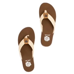 Women Yellow Box Flip Flops>Feorah