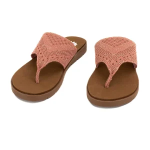 Women Yellow Box Flip Flops>Feria