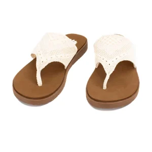 Women Yellow Box Flip Flops>Feria