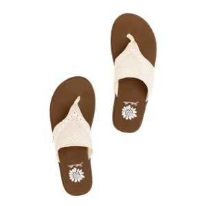 Women Yellow Box Flip Flops>Feria