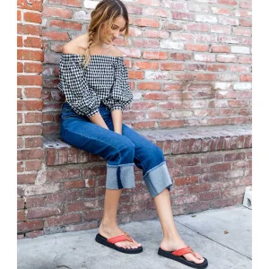 Women Yellow Box Flip Flops>Fianni Flip Flop