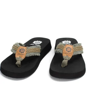 Women Yellow Box Flip Flops>Fianni Flip Flop