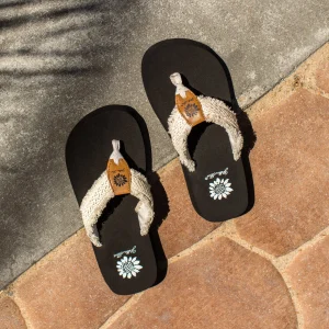 Women Yellow Box Flip Flops>Fianni Flip Flop