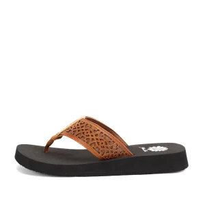 Women Yellow Box Flip Flops>Ficus Flip Flop
