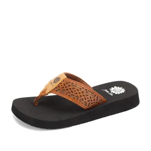 Women Yellow Box Flip Flops>Ficus Flip Flop