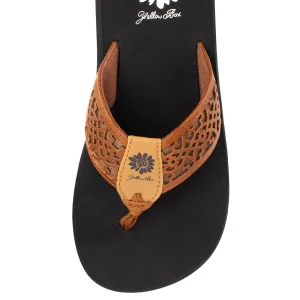 Women Yellow Box Flip Flops>Ficus Flip Flop