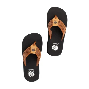 Women Yellow Box Flip Flops>Ficus Flip Flop