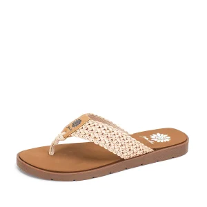 Women Yellow Box Flip Flops>Fida