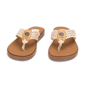 Women Yellow Box Flip Flops>Fida