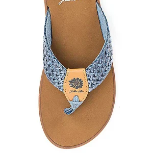 Women Yellow Box Flip Flops>Fida
