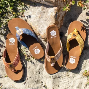 Women Yellow Box Sandals>Fida